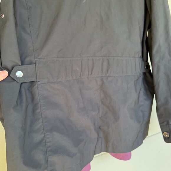 Peter Millar Reversible Canton Field Jacket Black/Grape Faux Suede Trim, Size L - Picture 9 of 16